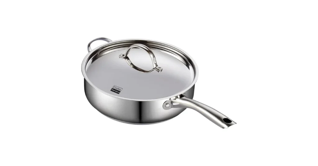 Cooks Standard Classic Stainless Steel Sauté Pan 11-inch, 5 Quart