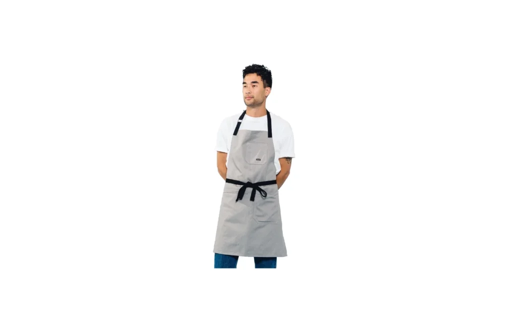 Caldo Daily Cotton Kitchen Apron – Grey